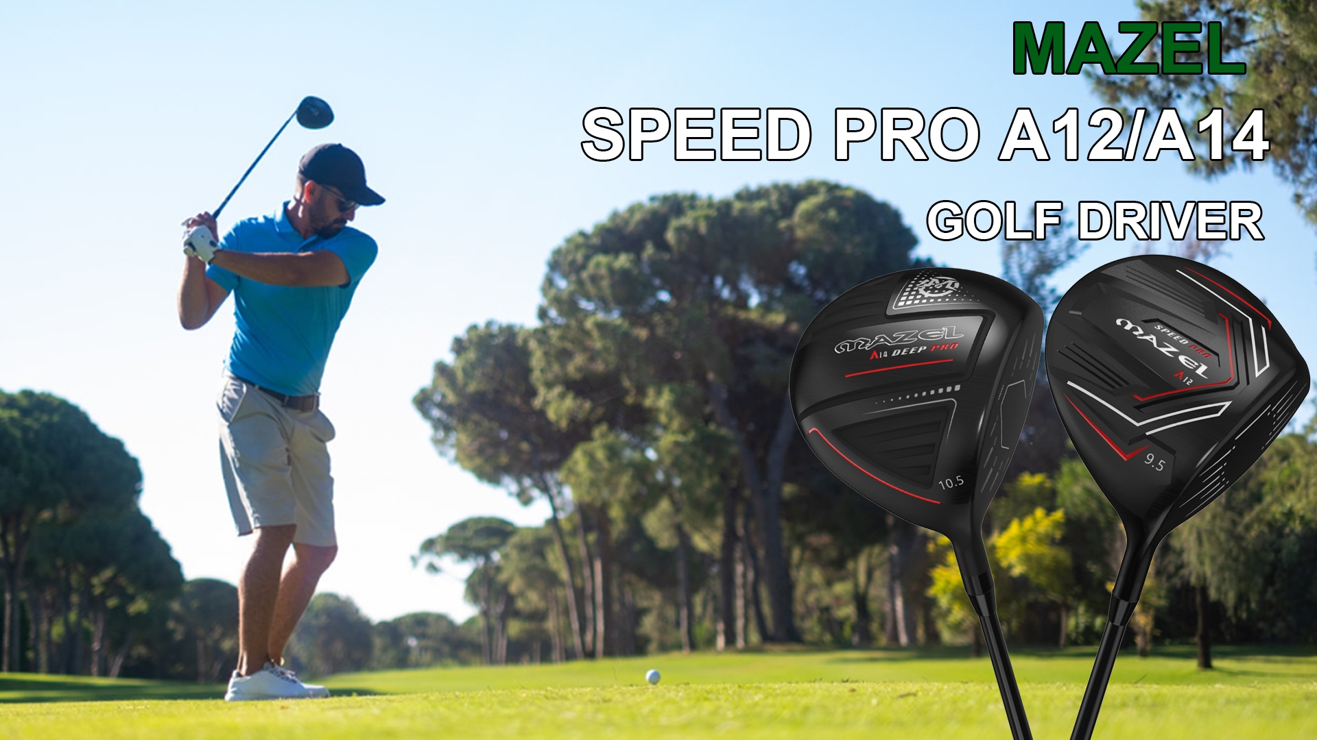 Amazon.com: MAZEL 460CC Driver Golf Club for Men,Right Handed,9.5