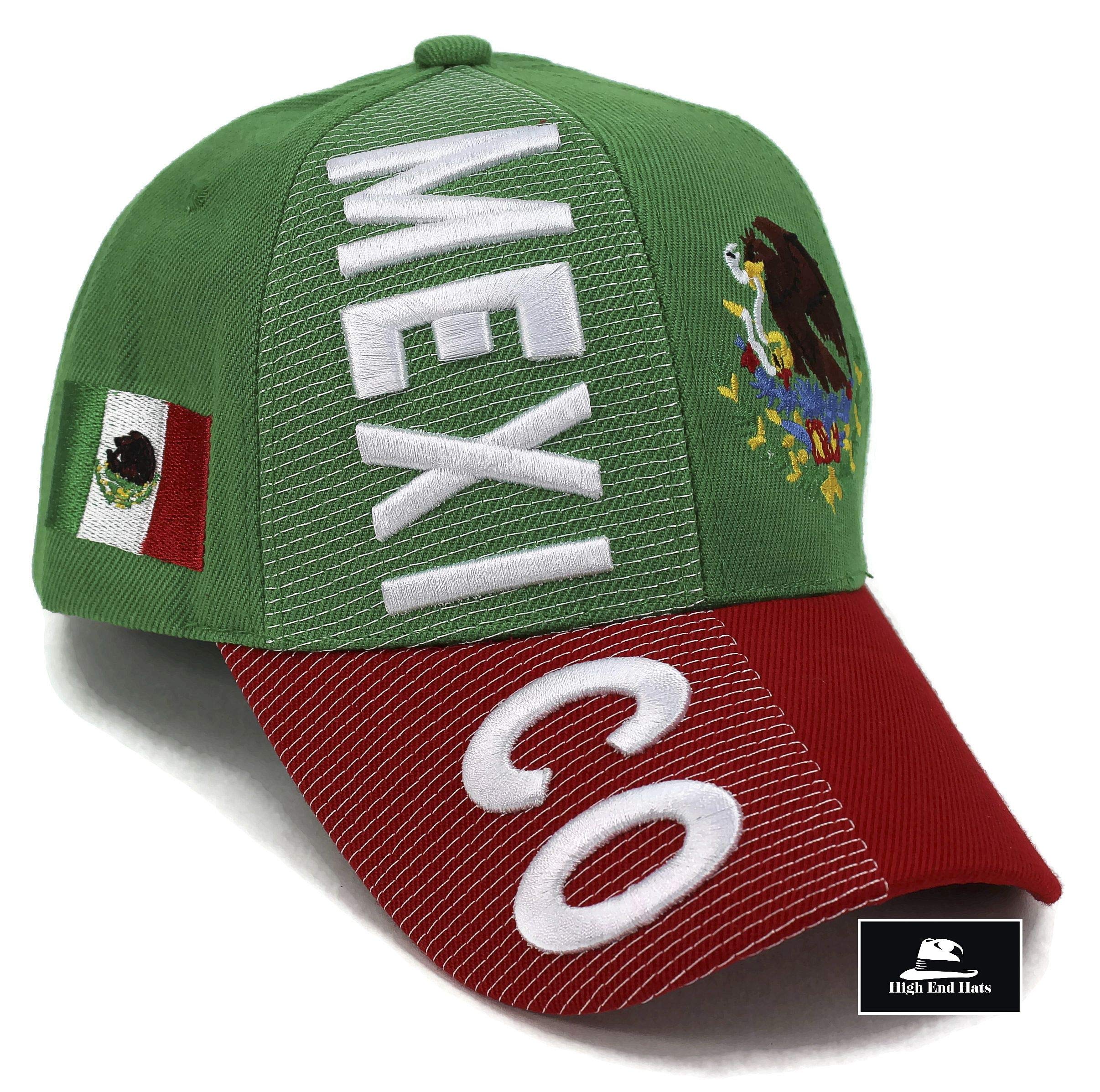 High End Hats “Nations of North America Hat Collection” 3D Embroidered Adjustable Baseball Cap