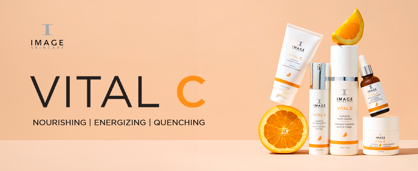 IMAGE Skincare, VITAL C Hydrating Repair Crème, Face Night Cream Moisturizer with Hyaluronic Acid, for Dry Skin, Full-Size, 2 fl oz