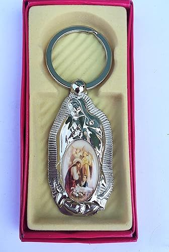 Miniatura 3 de 12 PCS Favors Virgen de Guadalupe Primera Comunión "Boy -recuerdos de mi bautizoprimera comunion-llaveros de nino
