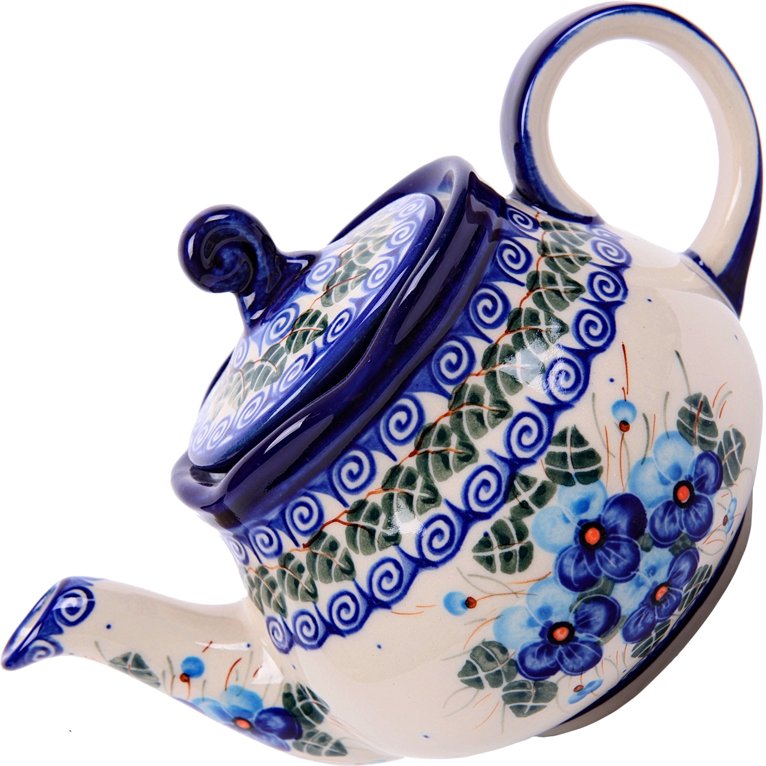 Buy Polish Pottery Ceramika Boleslawiec, 0105/162, Teapot Fruti, 3 1/4