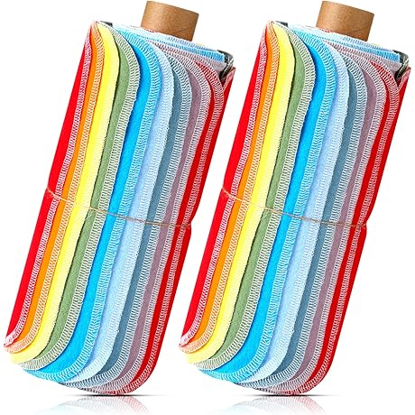 50 Pcs Reusable Paper Towels: The Perfect Paperless Solution for Eco-Friendly Cleaning