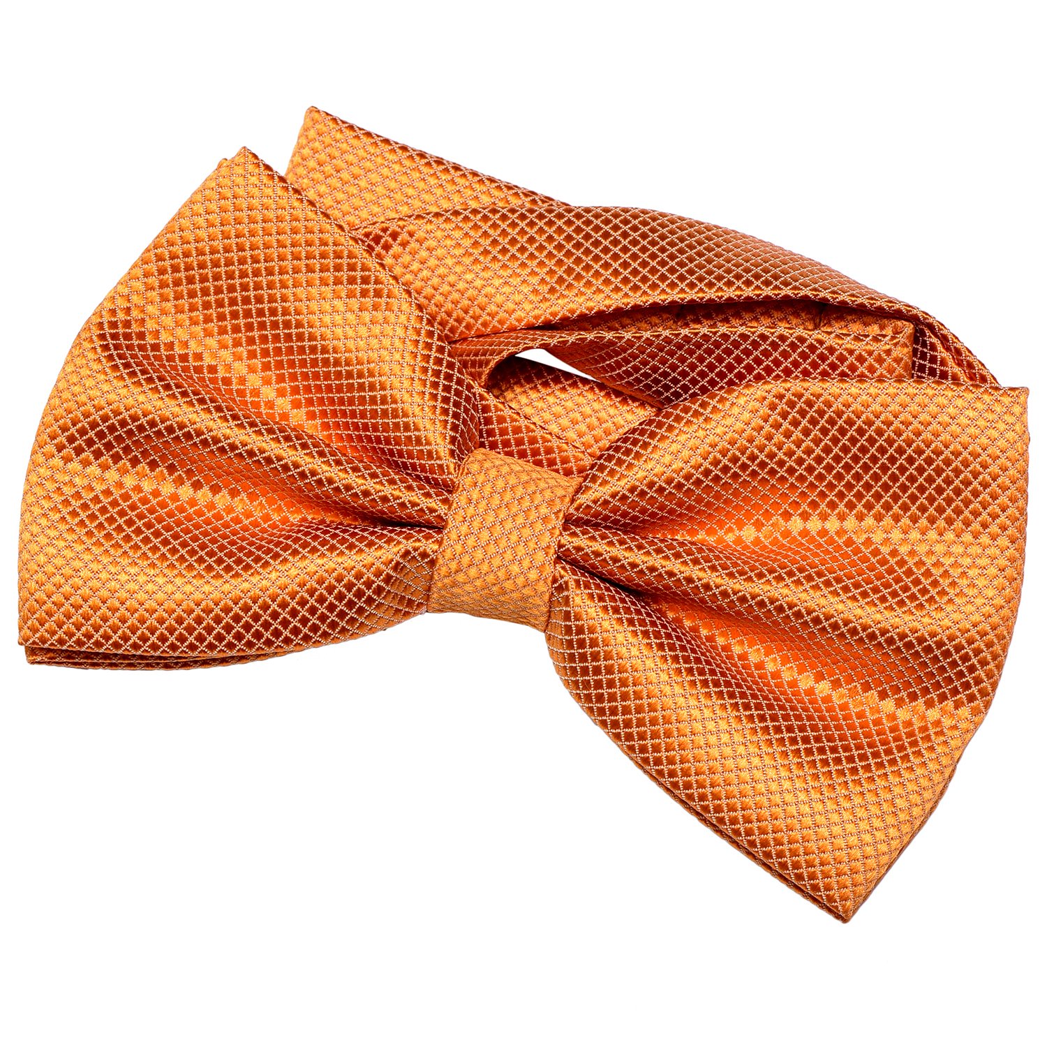 DonDon Herren Fliege 12 x 6 cm gebunden mit Hakenverschluss und größenverstellbar für besondere Anlässe