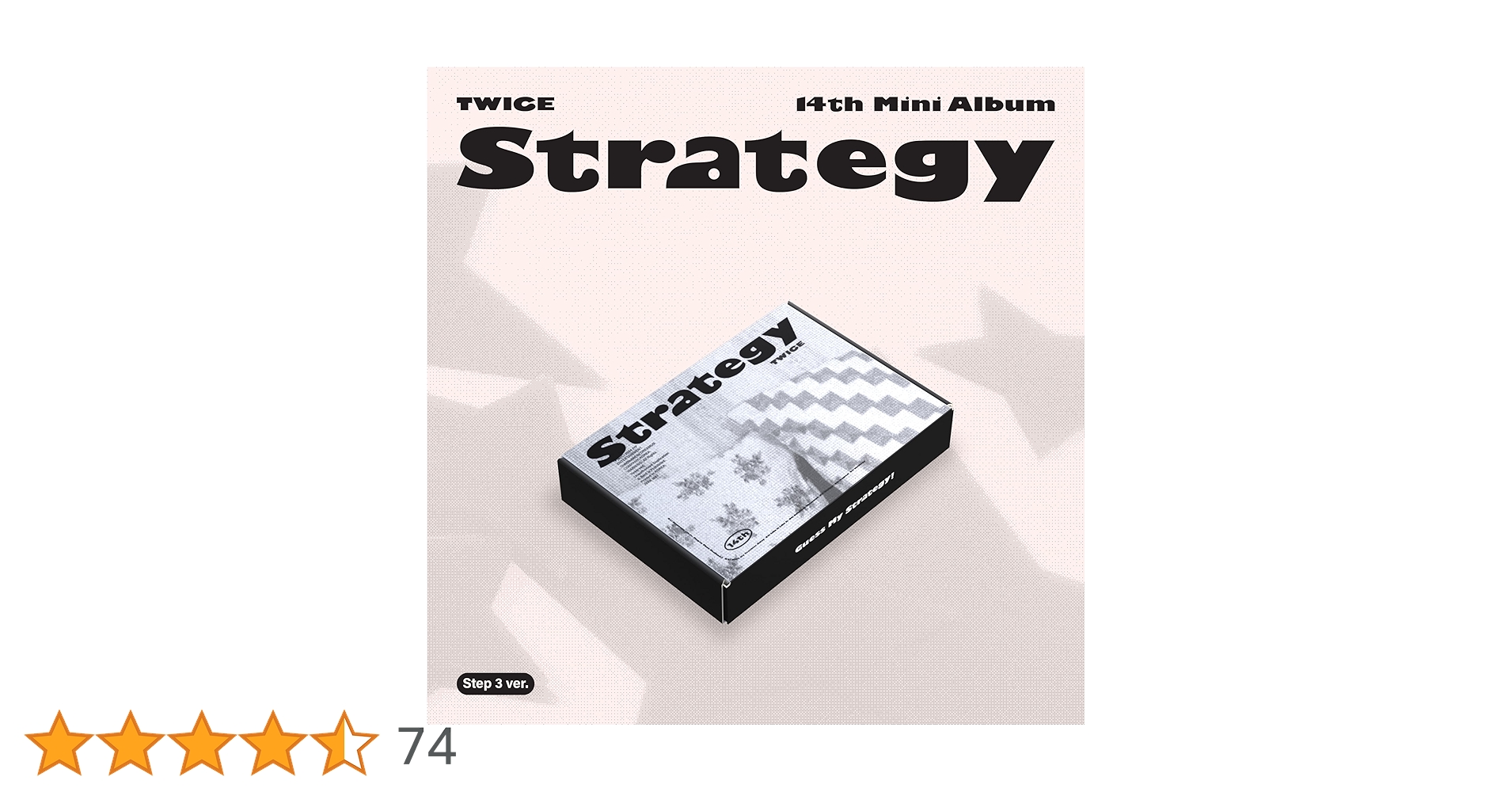 TWICE STRATEGY STEP 1.2.3 ver. フルコンプ セット SET] TWICE 14th Mini Album STRATEGY (Step1 ver. / Step2 ver