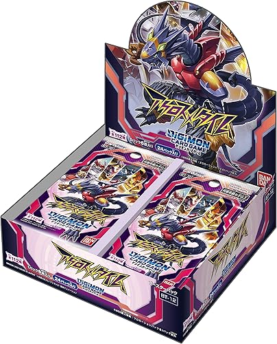 Bandai Digimon Card Game Booster Pack, Across Time, BT-12, Box of 24 Packs