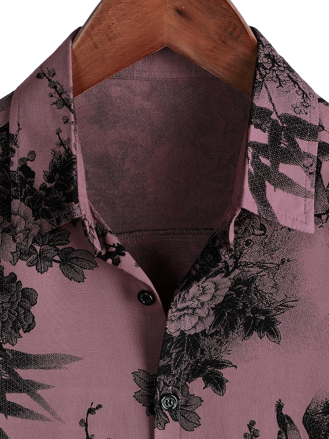 Mens Hawaiian Shirt Short Sleeve Button Down Tropical Shirts Casual Floral Summer Beach Shirt - Image 2
