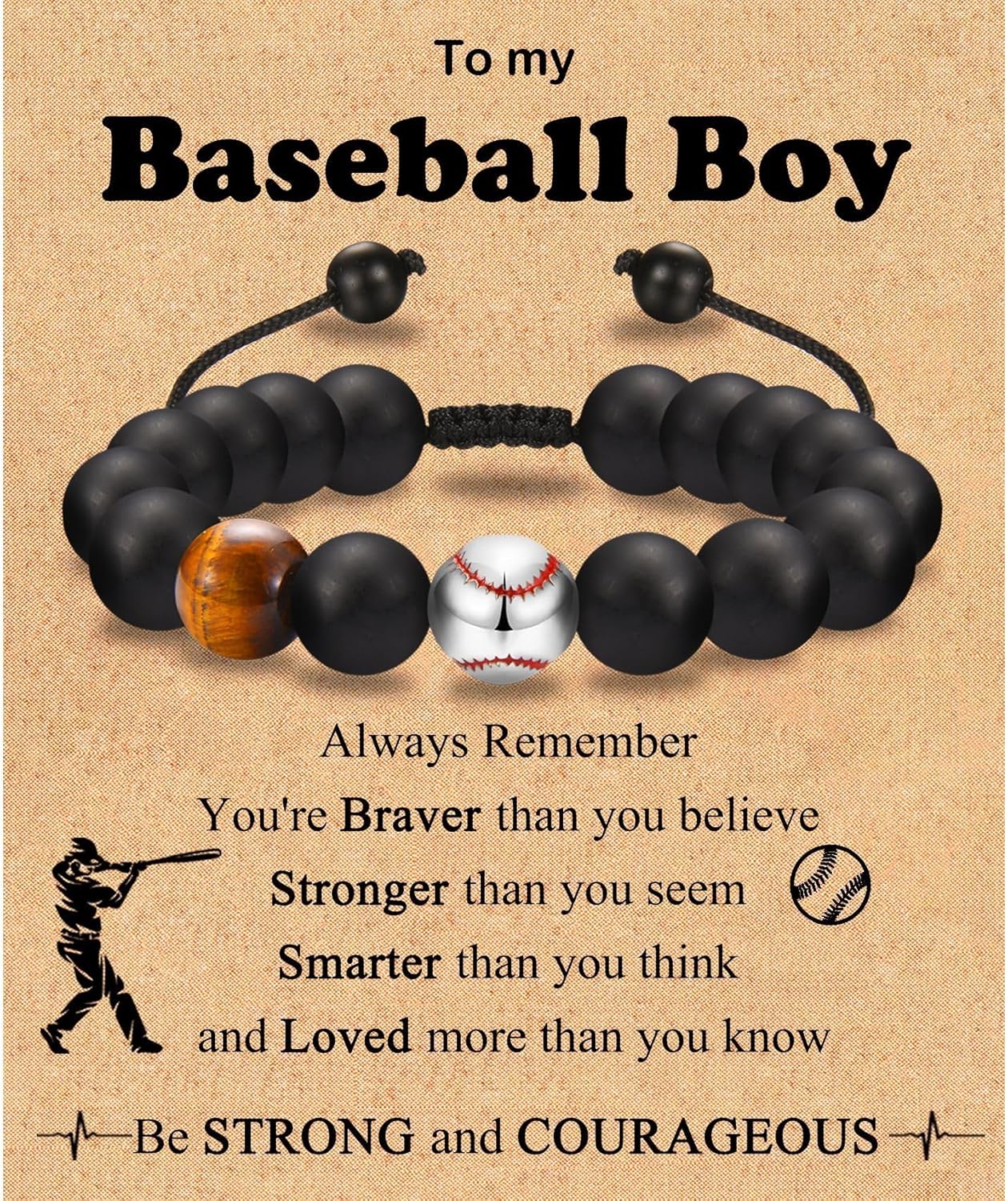 Baseball Gifts for Boys 812, Baseball Bracelet Gifts for