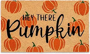 Hey There Pumpkin coir doormat