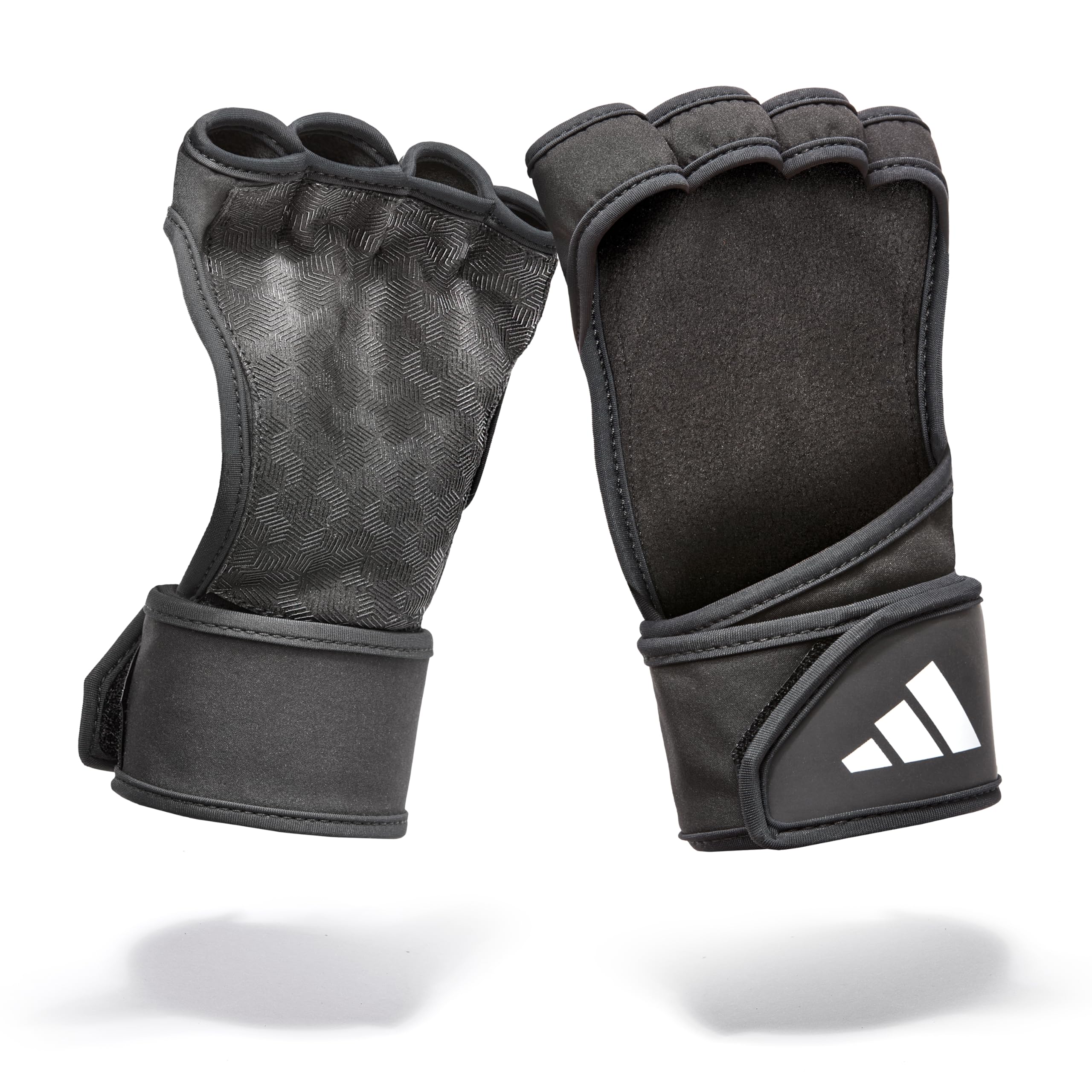 adidas Open-Back Training & Weightlifting Gloves, Fingerless Workout Gloves-picture-16