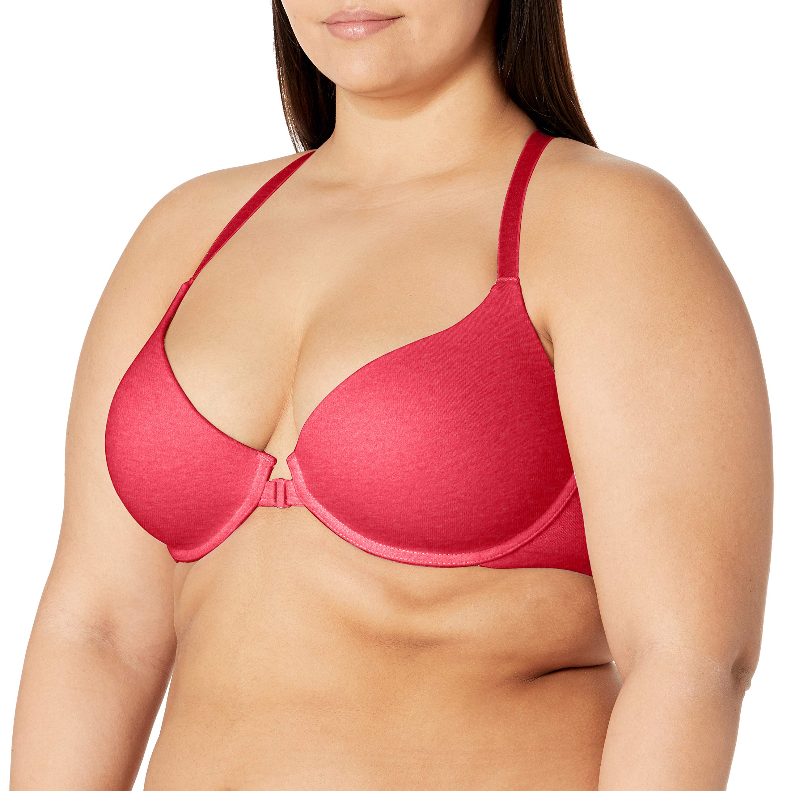 Undies.com Women's T Shirt Bra with Underwire, All Day Comfort and Light Support, Sexy Adjustable T-Back Straps, Molded Cups