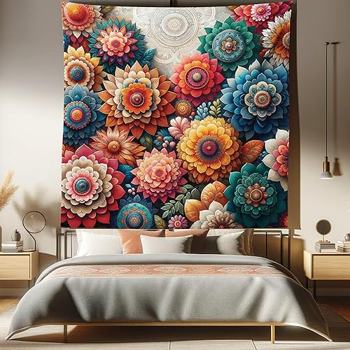 Miniatura 305 de Ambesonne Tapiz gótico, patio con hiedra encantada en la puerta antigua al bosque, colgante de pared ancho para dormitorio, sala de estar, 2-Verde