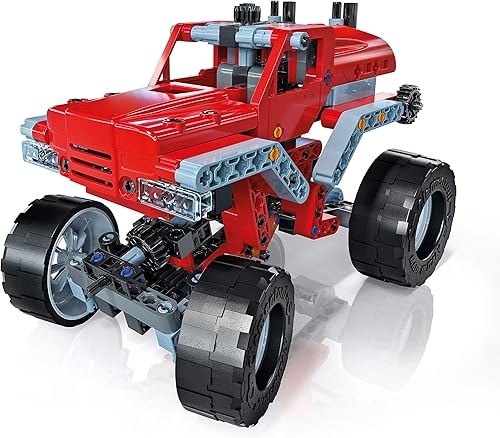 Miniatura 2 de Clementoni - Laboratory of Mechanics-Monster Trucks Science Museum Construction Game, Multicoloured, 19087