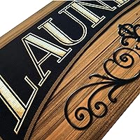 Vista 4 de UKELER Alfombra antideslizante para lavandería, duradera e impermeable, 48 x 20 pulgadas