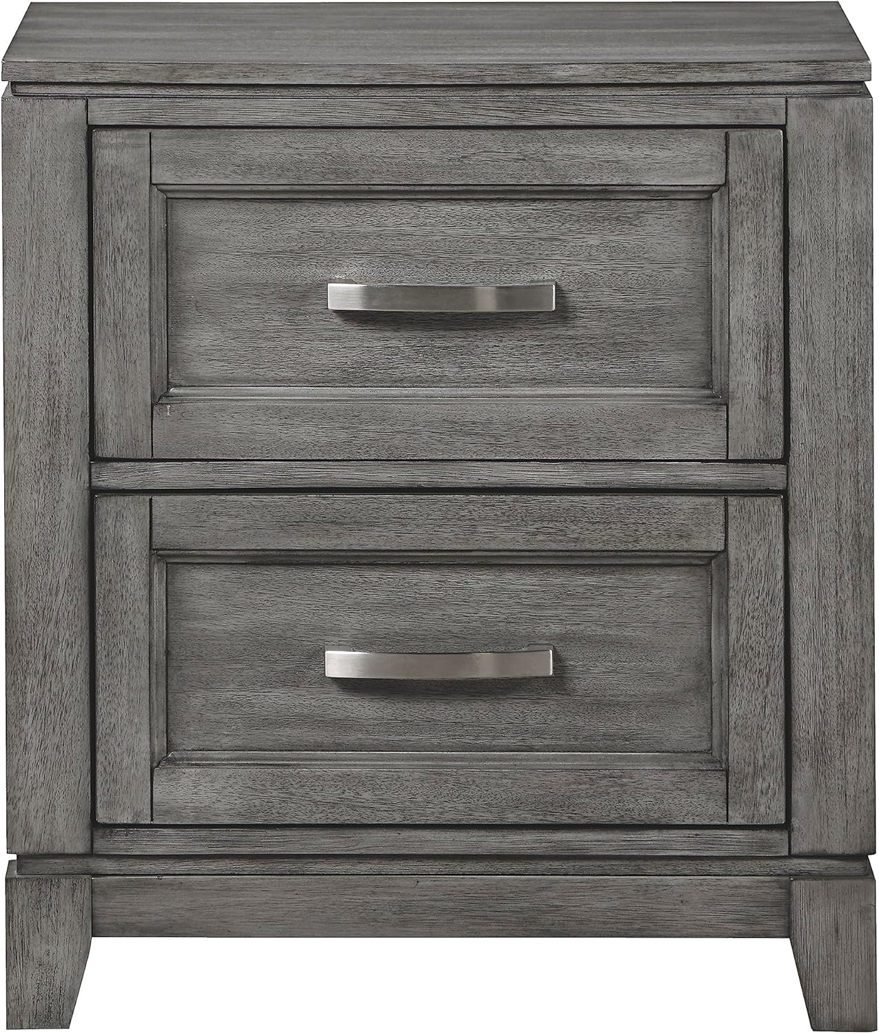 Lexicon Bertillon 2-Drawer Nightstand, Gray