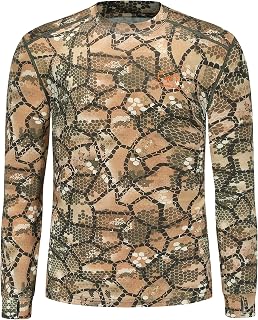 Men's Merino Wool Hunting Base Layer Top