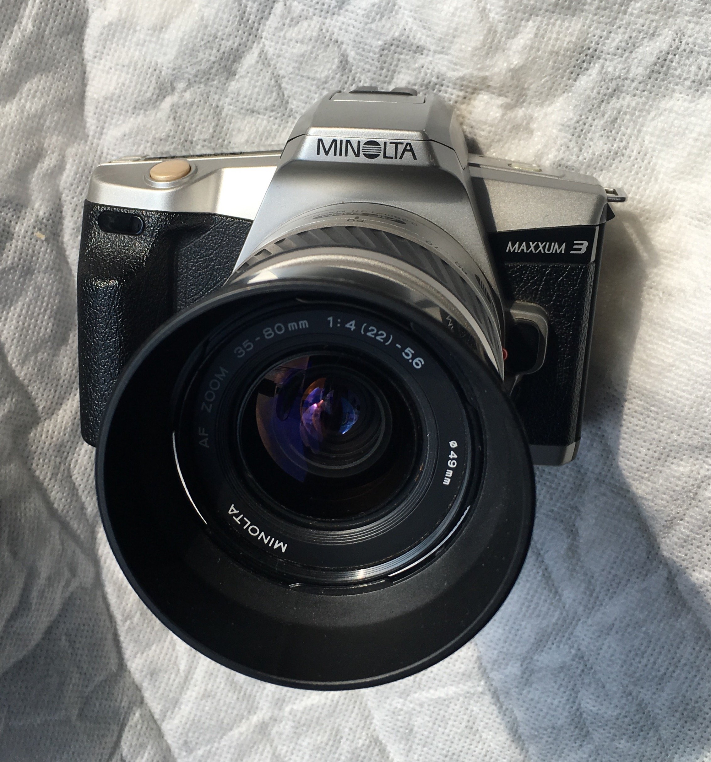Amazon.com : Minolta Maxxum 3 Date SLR Camera with 35-80 II Lens