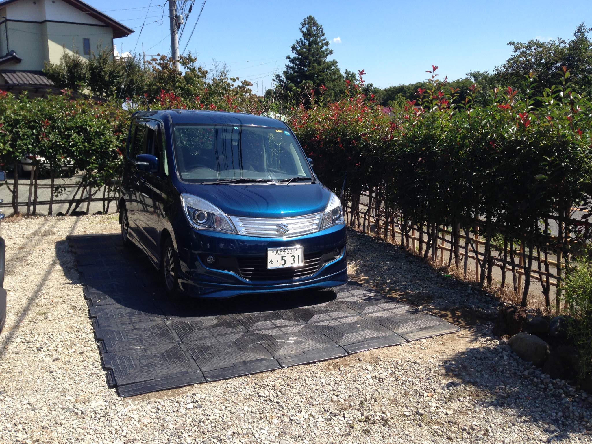 Amazon.co.jp: 駐車場 ぬかるみ・雑草対策！多目的簡易補強 オート