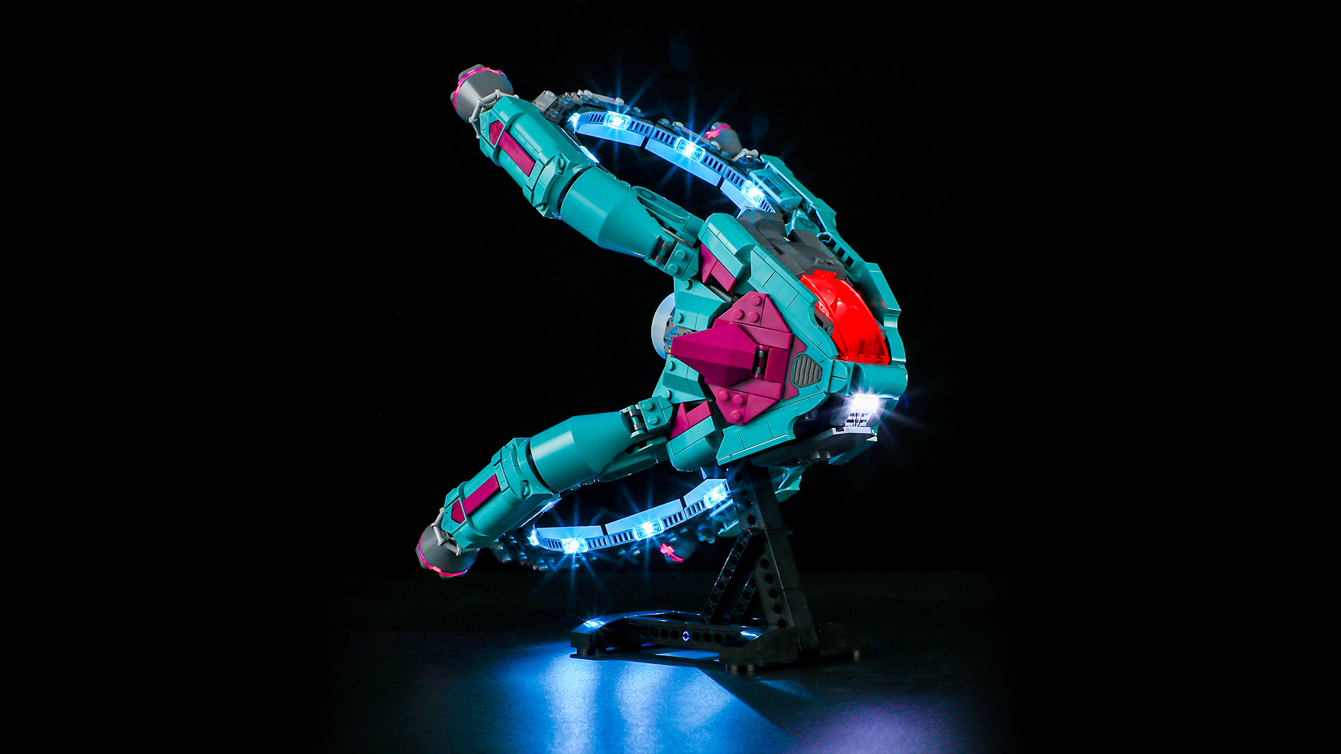 【Peco】AQセット+MyBigBook BRIKSMAX Kit di illuminazione a led per LEGO Marvel L'astronave