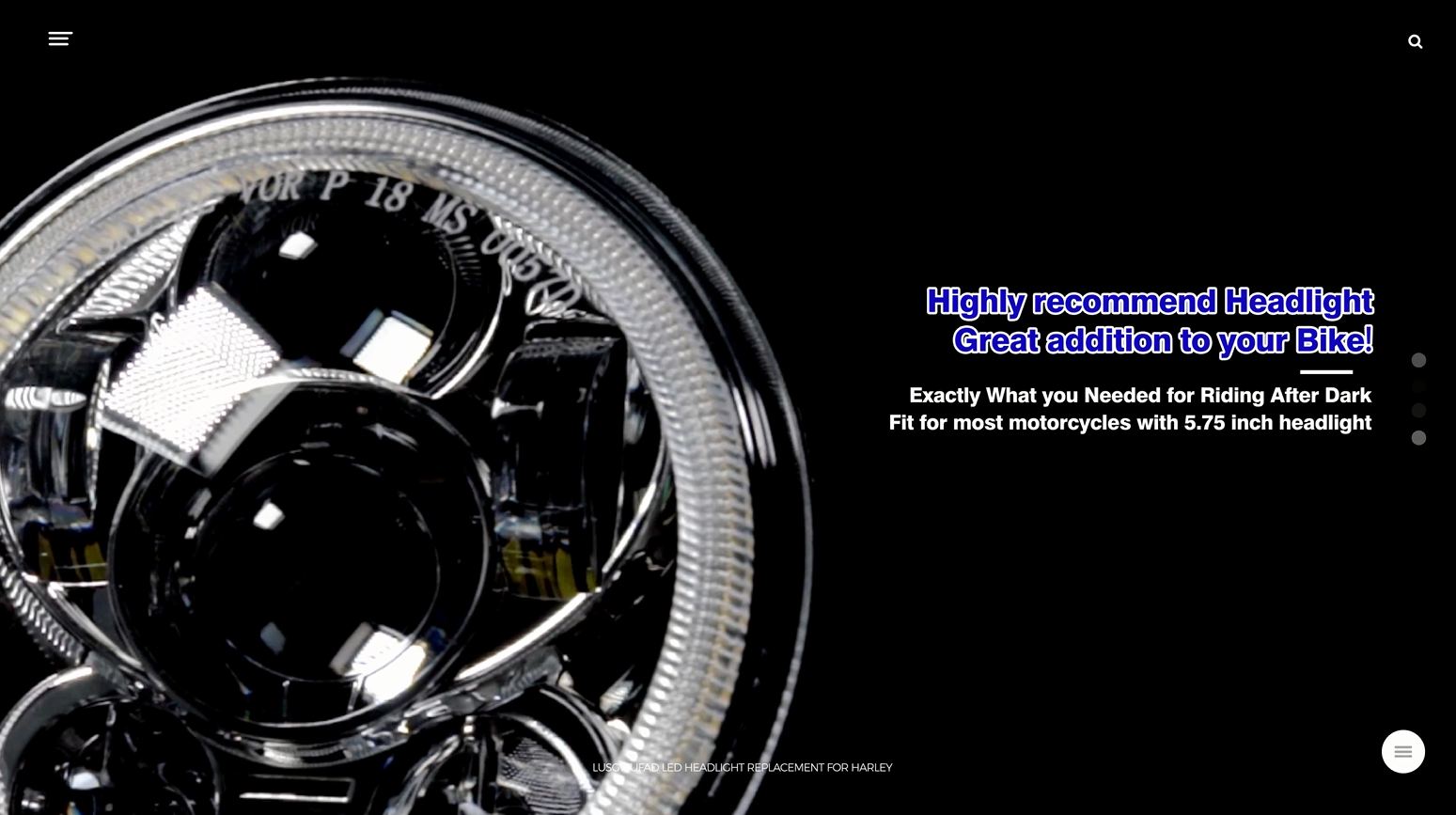 Amazon.com: 5-3/4 5.75 Inch LED Motorcycle Headlight Compatible