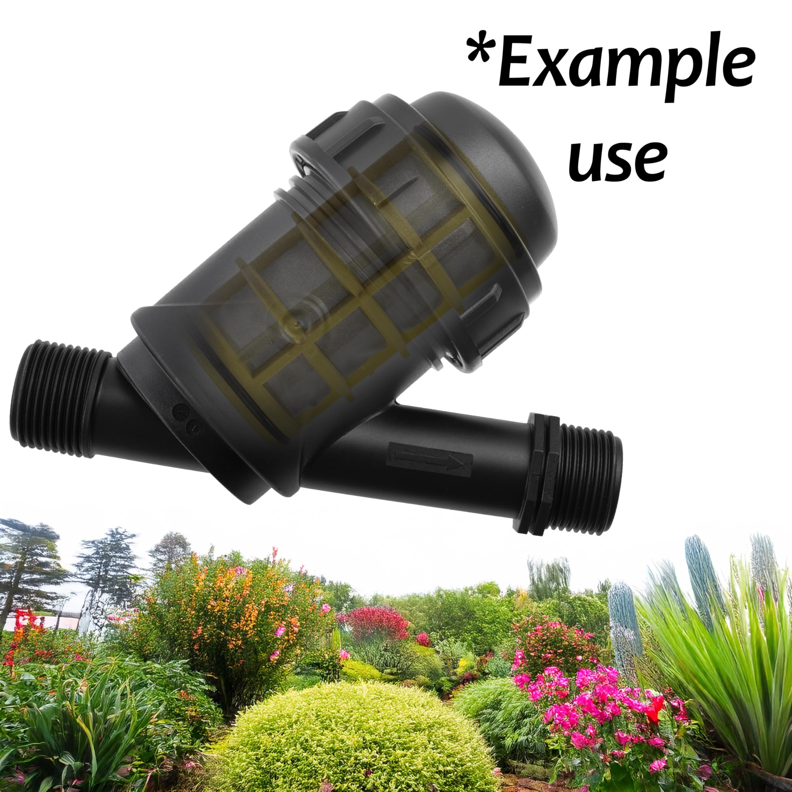 AERZETIX Filtre à Tamis 1" Irrigation Arrosage Goutte à Goutte 6 Bars 120mesh 6m3/h Plastique