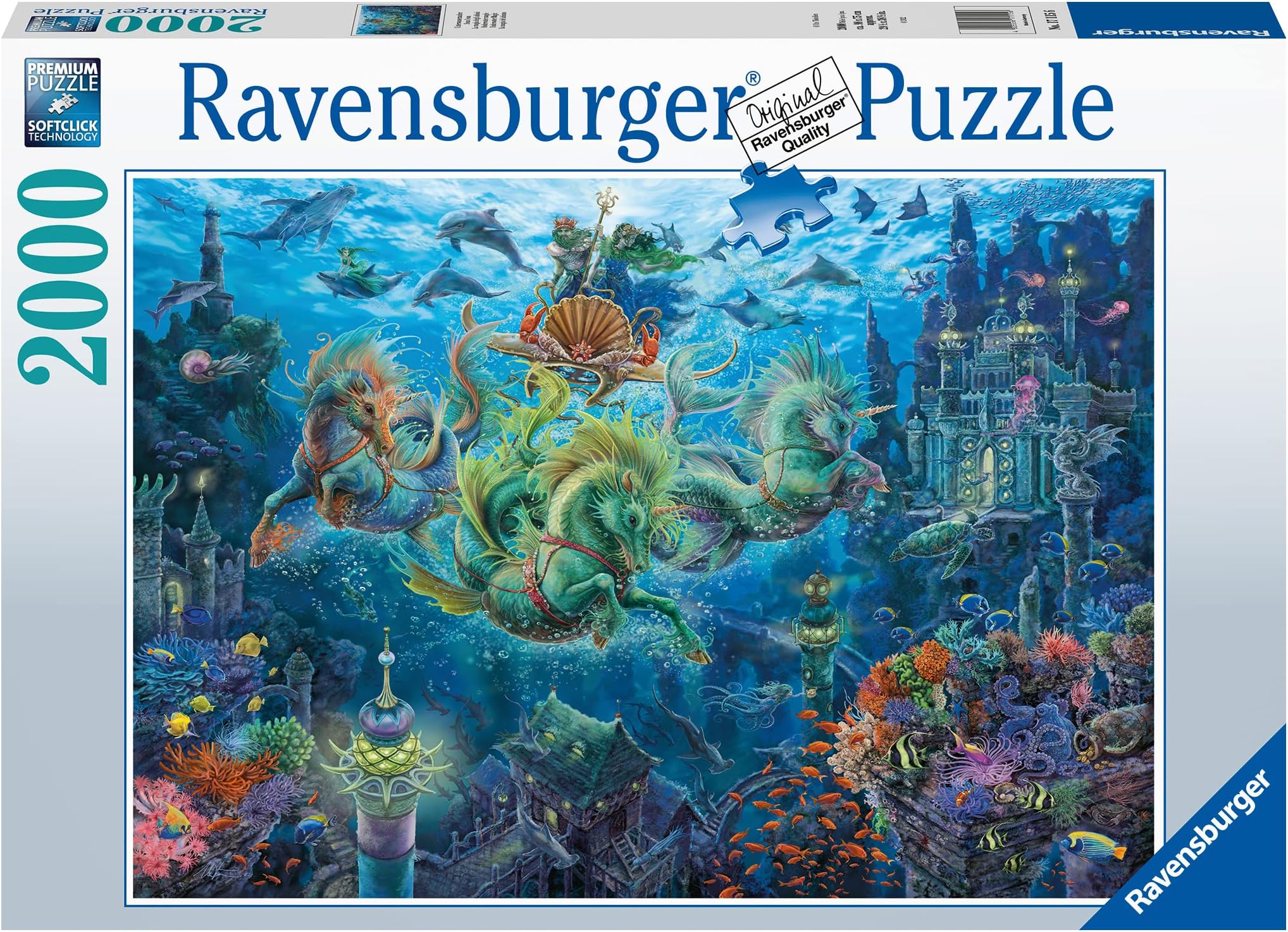 Ravensburger Underwater Magic 2000 Piece Jigsaw Puzzles for Adults and Kids Age 12 Years Up