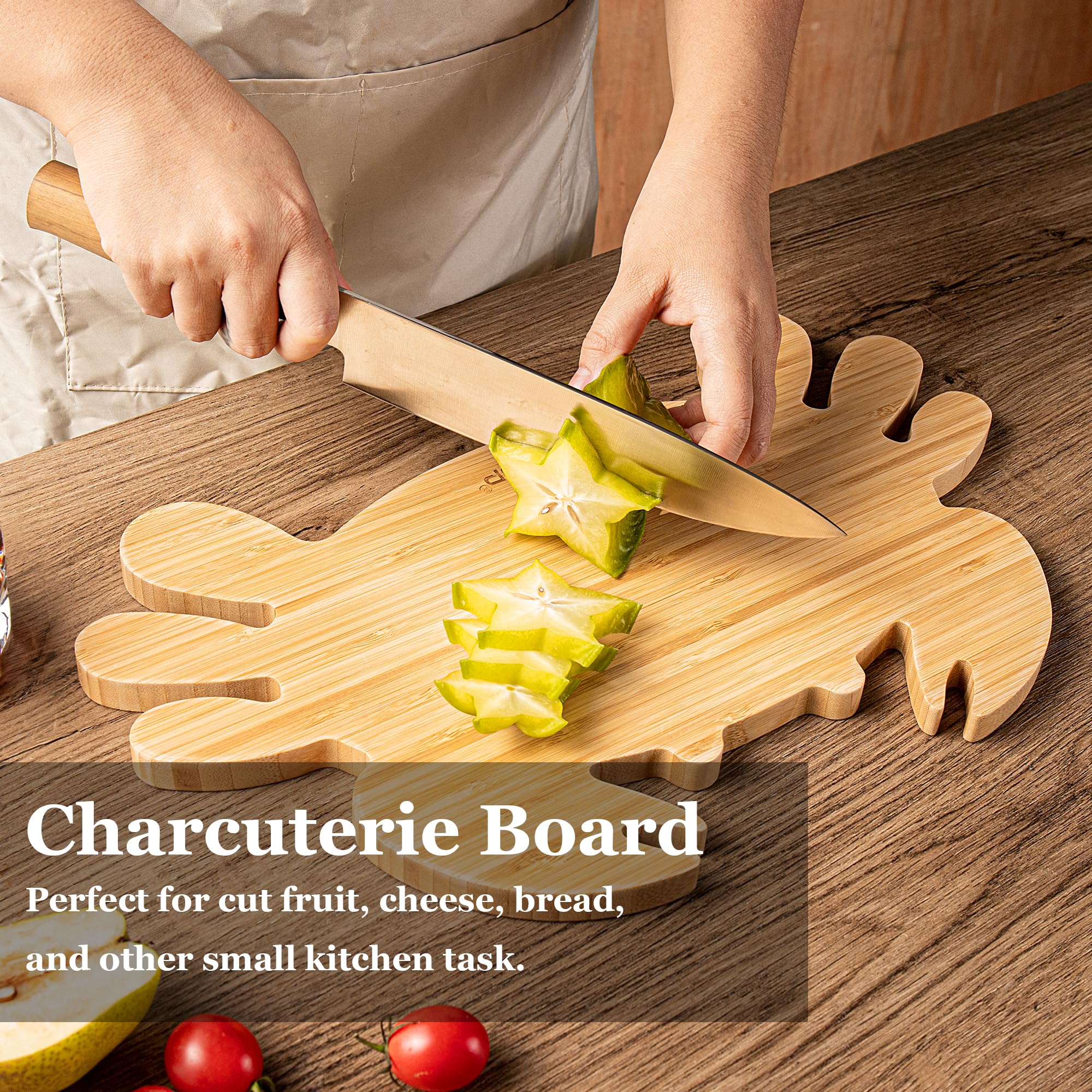 Amazon.com: TJ POP Crab Shape Charcuterie Board, Small Cutting