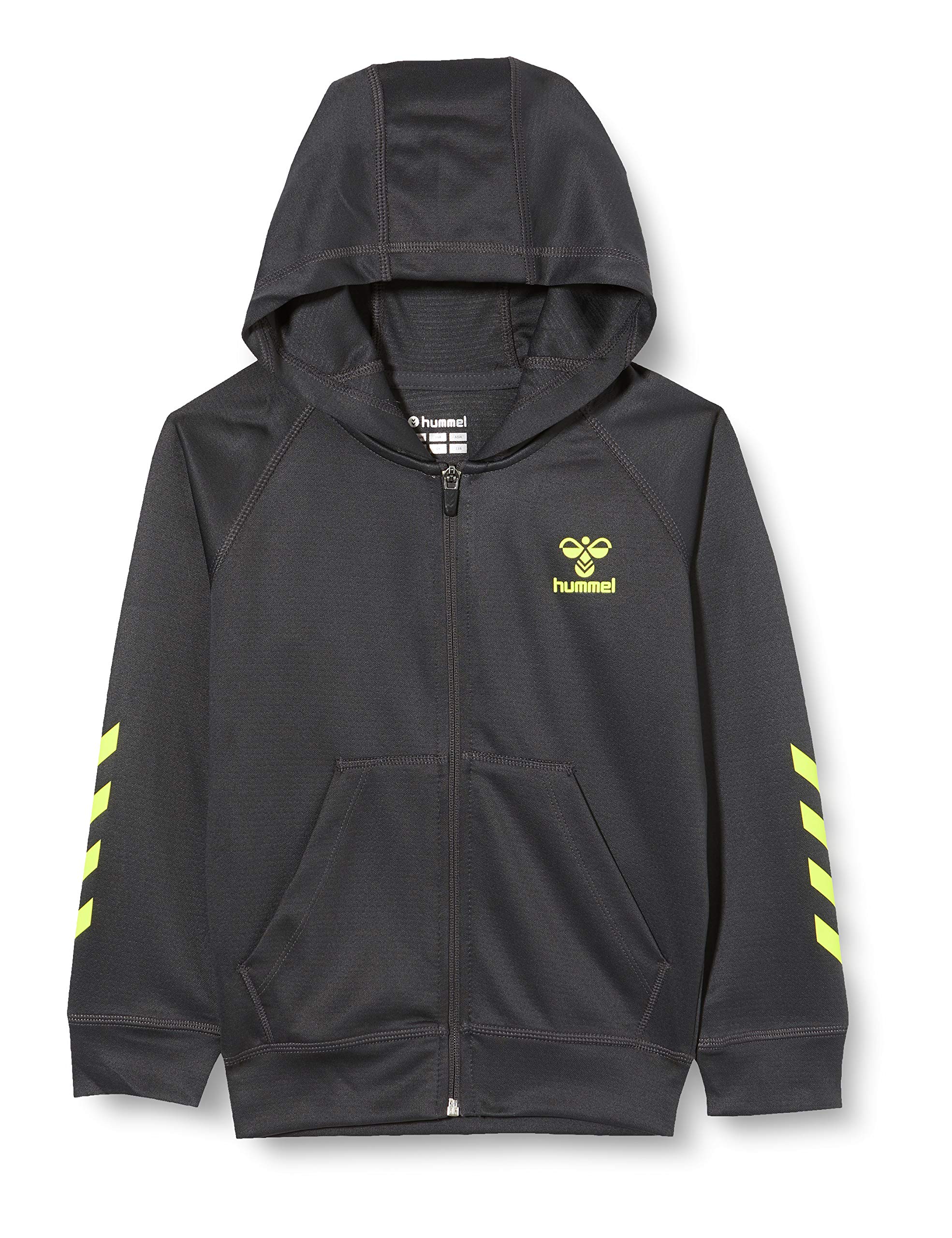 hummel Hmlaction Zip Hoodie Sweat Kids Cappuccio Unisex - Bambini e Ragazzi