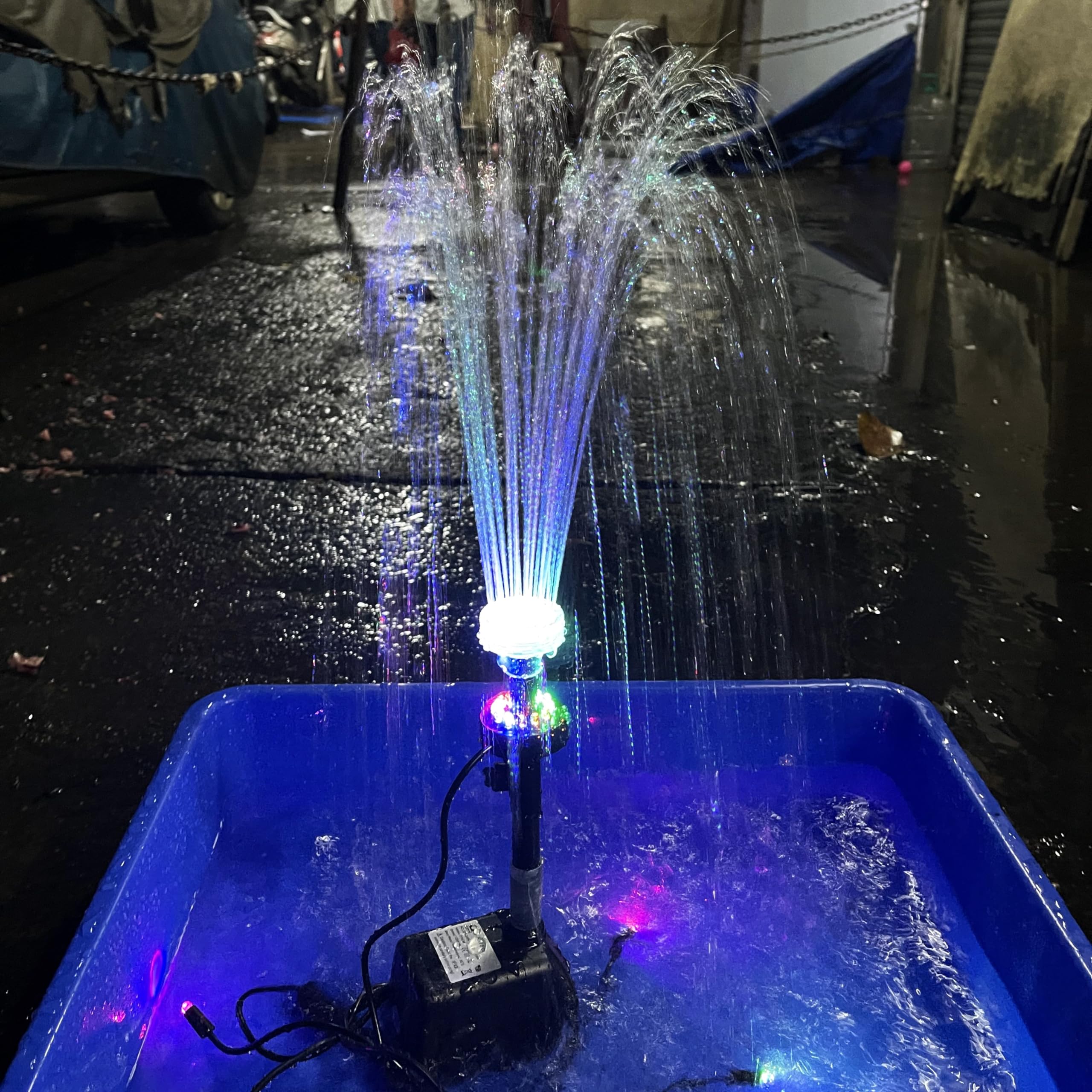 Crystal Anmsales Bk 1800-L Beautiful Water Shower Pump For Garden Fountains & Decorative Fountain Aquarium Pump (Black) (B07G7932TB) Amazon Price History, Amazon Price Tracker