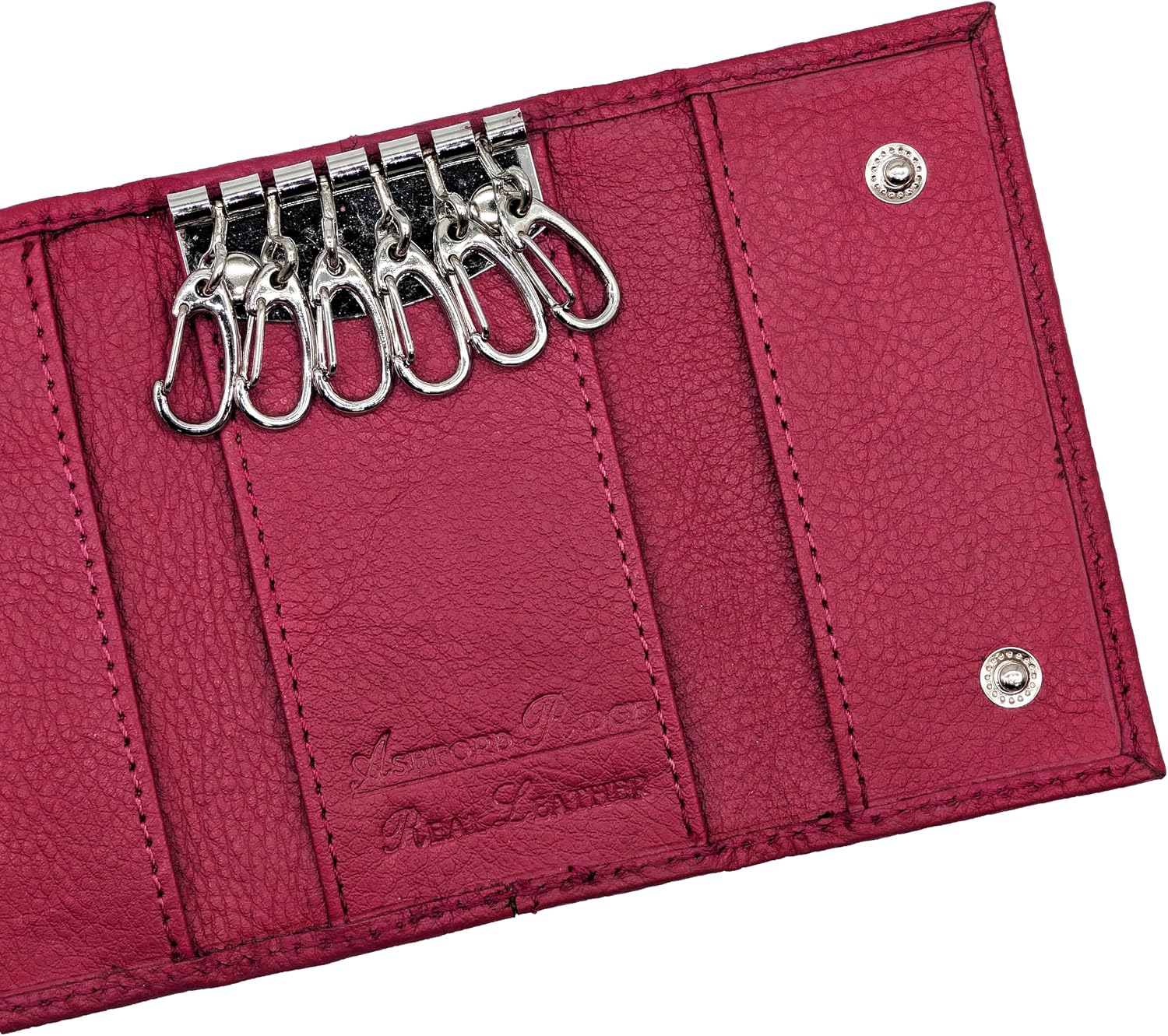 Ashford Ridge Unisex-Adult Leather Key Case Wallet 10cm x 6.2cm image 2