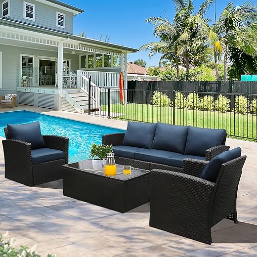 MJA FURNITURE Outdoor Sofa 5-Seater