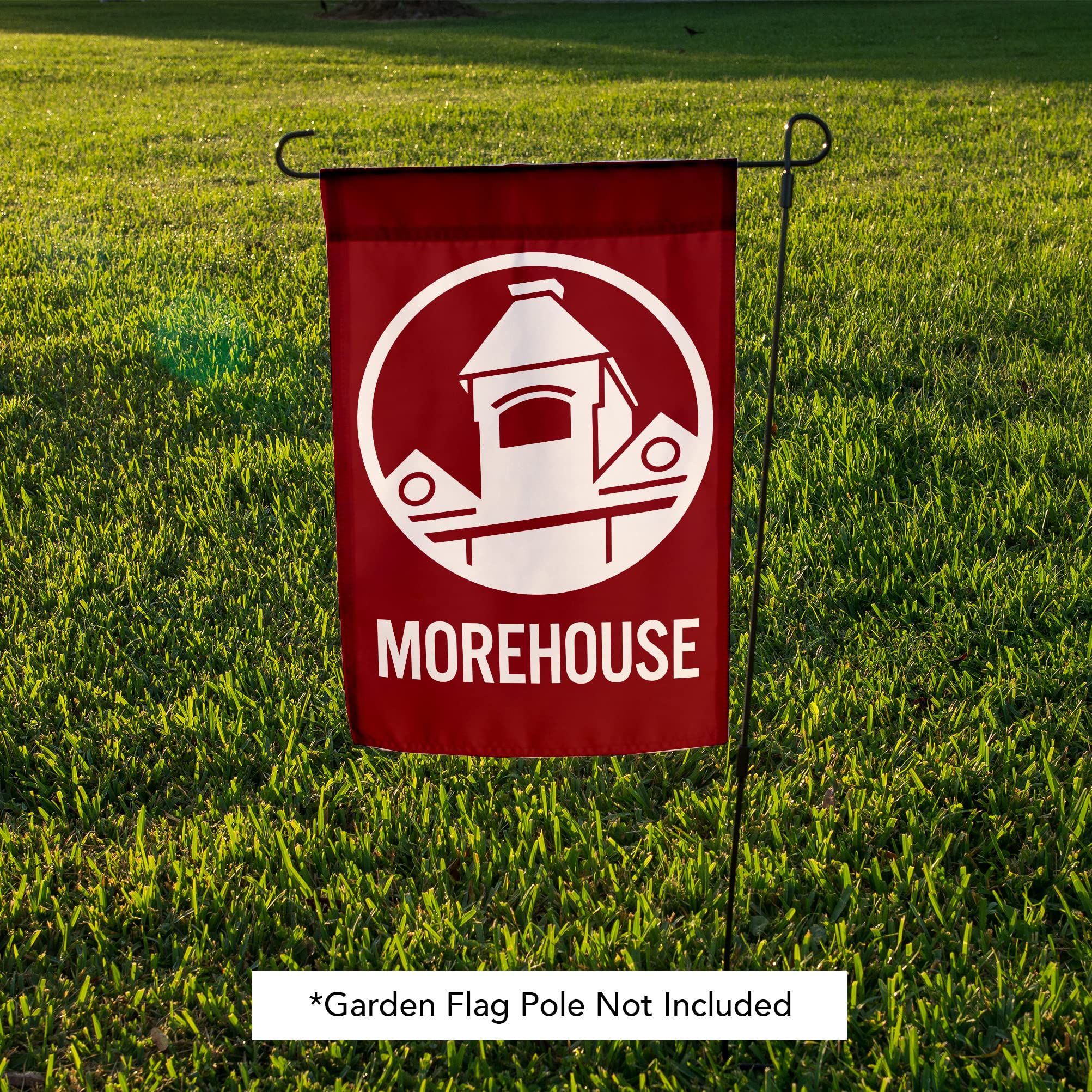 Morehouse Maroon Tigers NCAA Garden Flag - Double Sided 13x18 Inch College Team Flag - View #6