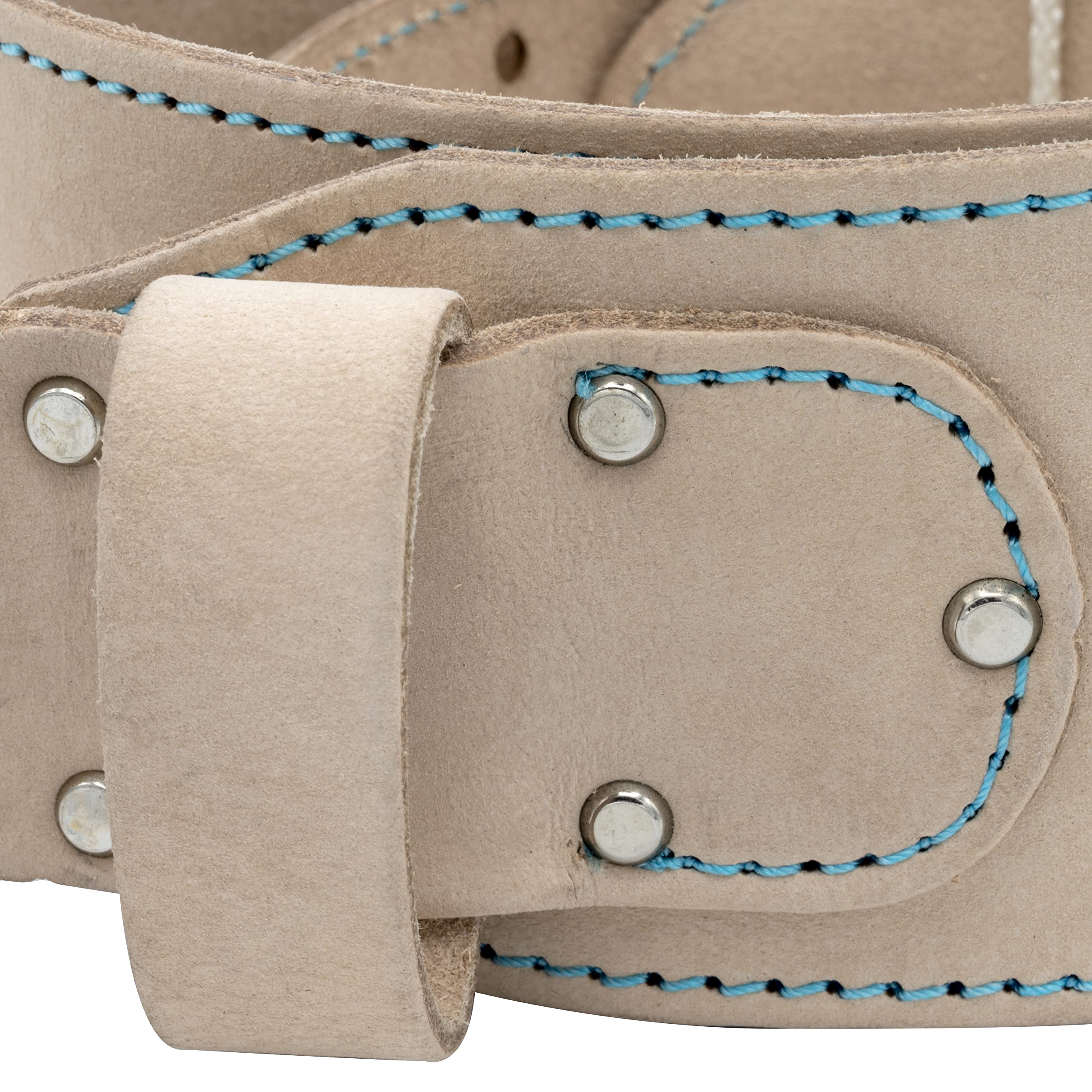 OX TOOLS Ceinture à outils Pro en cuir blanc de 7,6 cm – Taille L de 86,4 cm à 111,8 cm | Pour bas de ligne à outils, pochettes et étuis