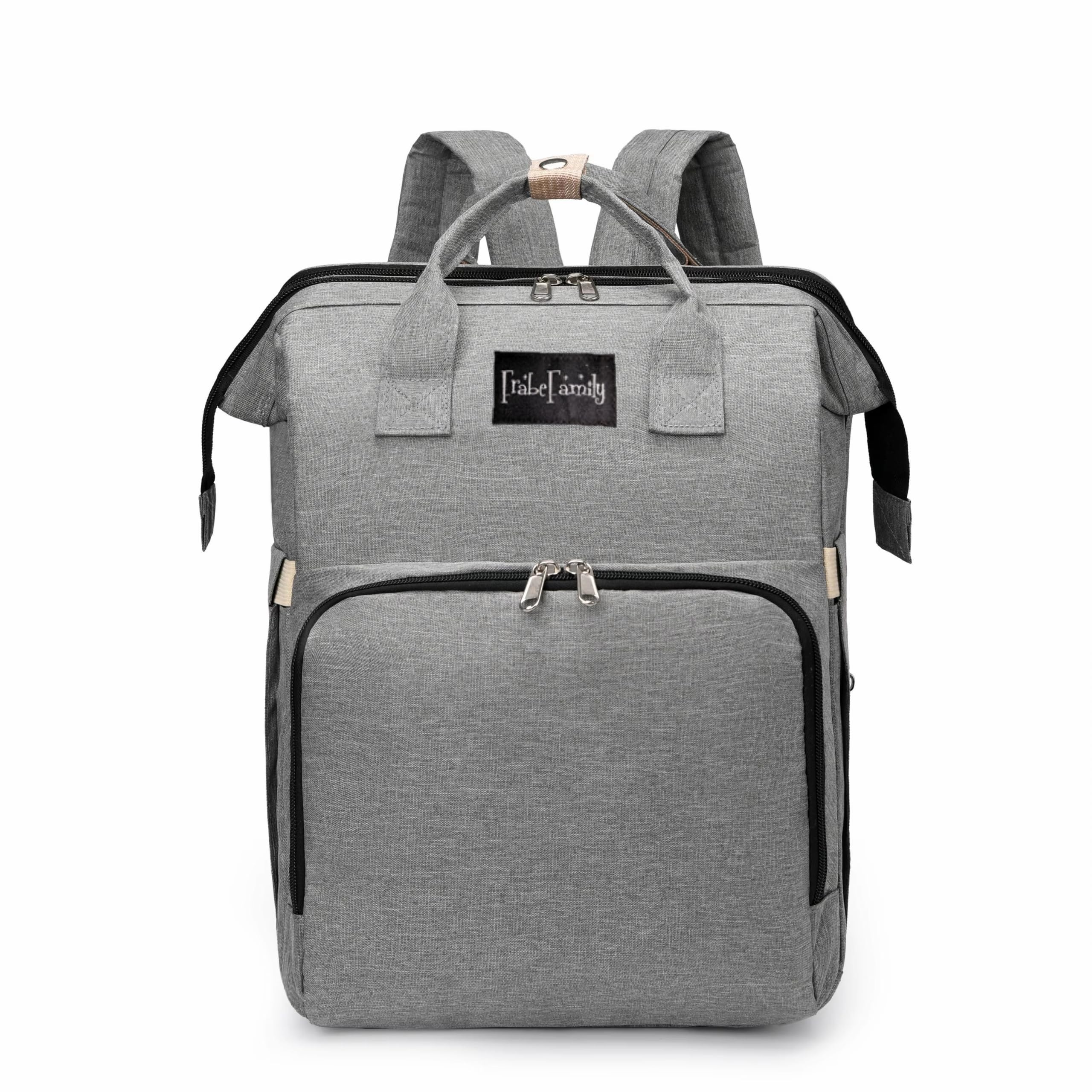 Frabe Family Changing Backpack, Mom Backpack, Changing Bag, Large Changing Bag, Oxford Backpack, Multi-Function