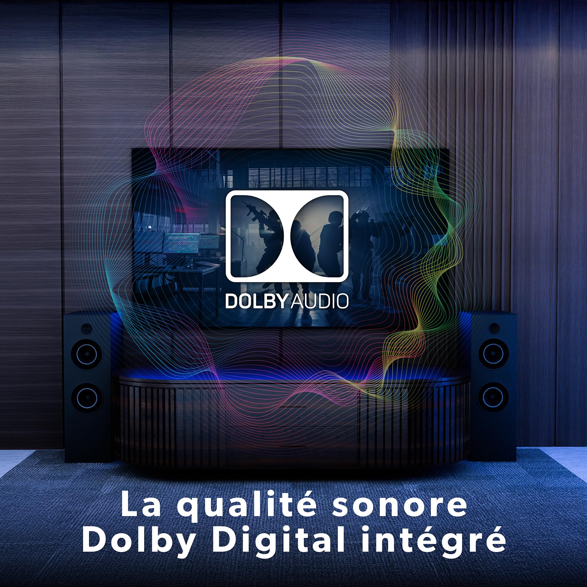 T'nB - Decodificador TNT2 Full HD con Búsqueda Automática/Manual, HDMI y Peritel, Grabación USB, Guía de TV de 7 días, Sonido Dolby Digital - Negro