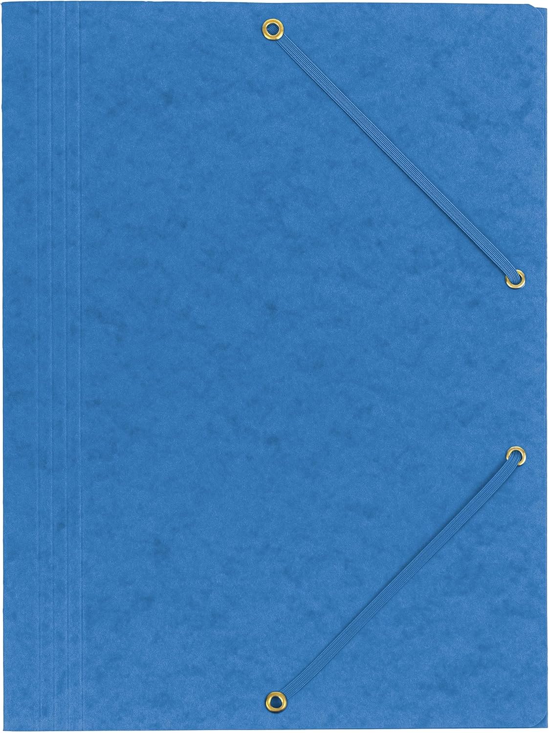 Interdruk - Elasticated File Folder A4 - Colorspan 3-Flap Folder - Pressboard - Assorted Colours (10-Pack)