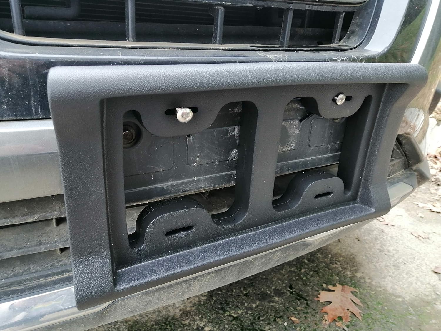 Bumper Thumper Ultimate Complete Coverage Front Bumper Guard Shock Absorbing Flexible License Plate Frame (2021 License Plate Frame)