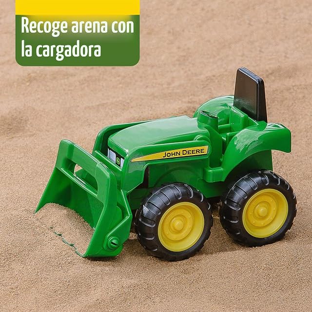 Foto 6 de 7 de John Deere Camión volquete de 6 Pulgadas y Tractor de Juguete con Cargador, Juego de vehículos de construcción