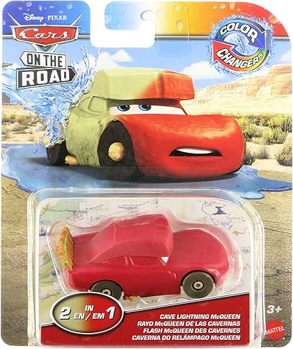 Miniatura 1 de Disney Coches Juguetes Cambiadores de color 2022 Coches En La Carretera Cueva Rayo McQueen