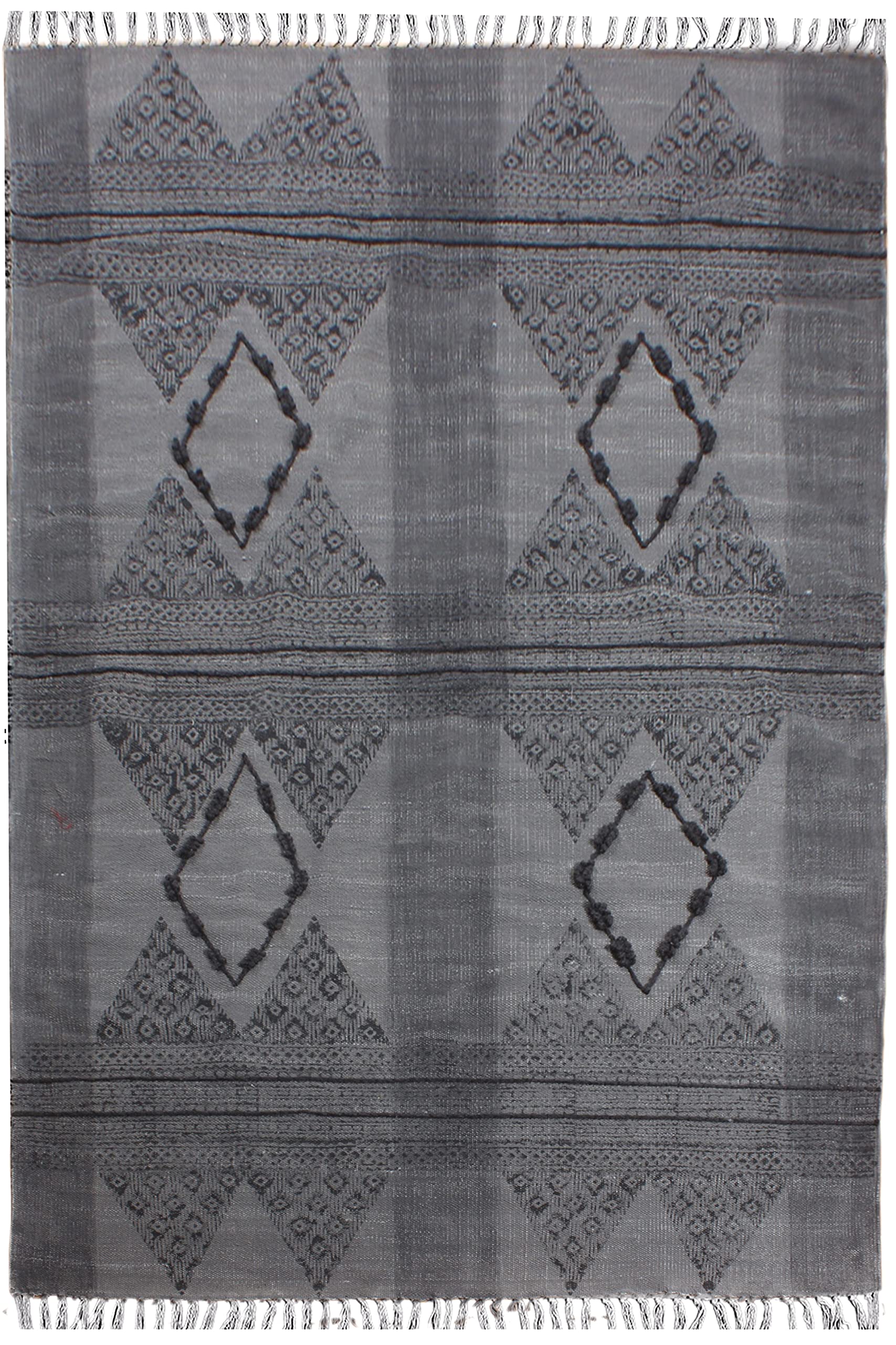 Kelim-Läufer, 6,6 x 40,6 cm, Flachgewebe, Boho-Stil, 0,48 cm, leicht waschbarer Baumwollteppich, für drinnen und draußen, Läufer, Teppiche für Flure, Treppen, Korridore