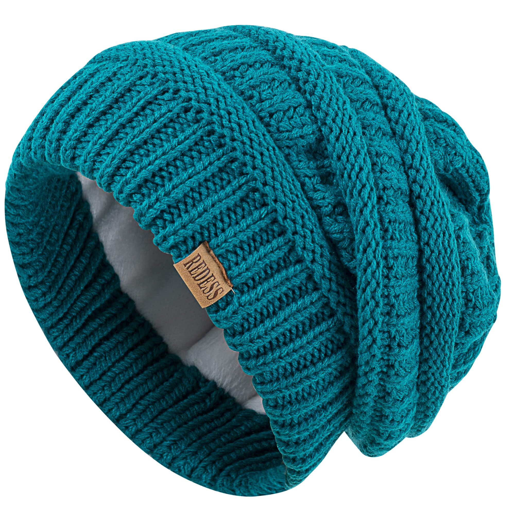 REDESS Slouchy Beanie Hat per Uomo e Donna Winter Warm Chunky Soft Oversize Cable Knit cap