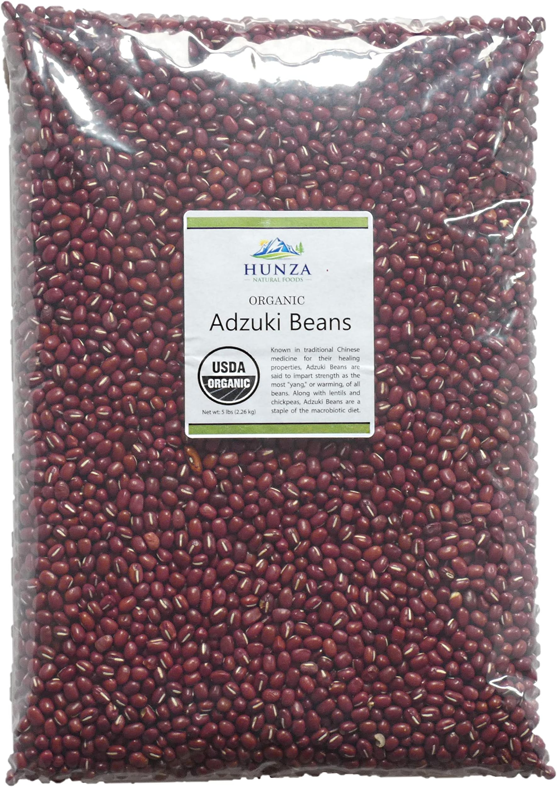 Hunza Organic Adzuki Beans (5 lbs)
