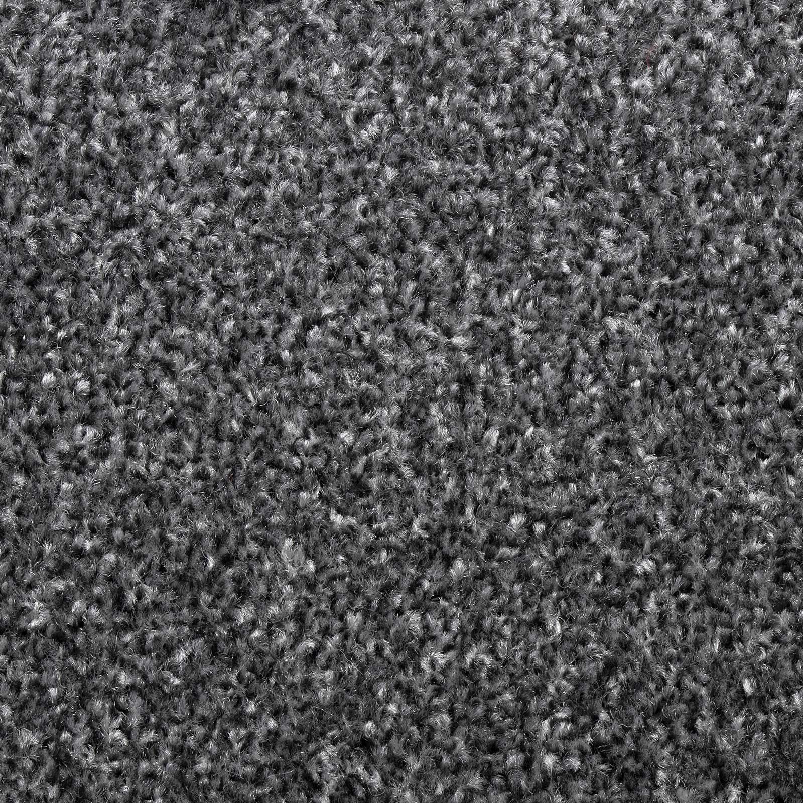 Floordirekt Teppichdielen Walnut - Teppichfliesen schnell und ohne Verkleben verlegbar - Robust & antistatisch - In 3 Farben erhältlich (10 Fliesen - 2,5 m², Silber)