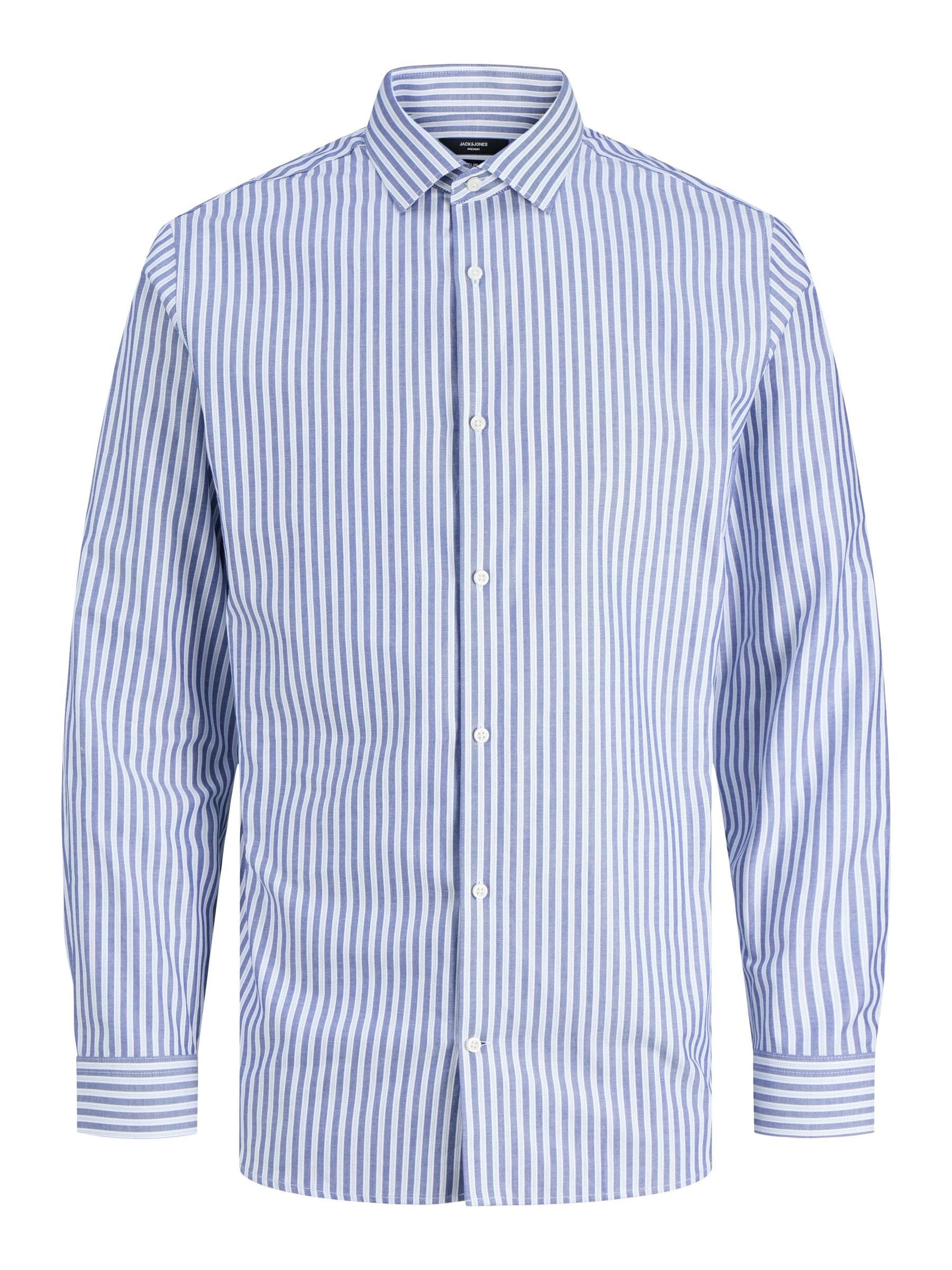 JACK & JONES Men's Jprblaparker Shirt L/S Noos, Black (Black Iris), XXL
