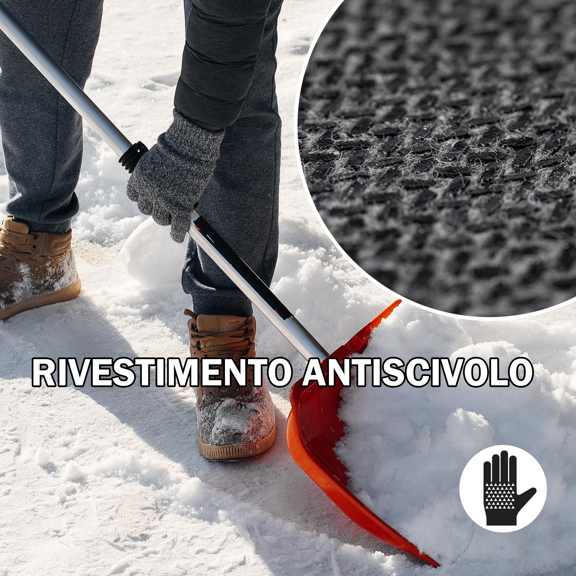 ineepor Guanti Invernali Uomo Donna,Guanti Touchscreen di Alpaca Termica,Guanti in Calda Lana Antiscivolo per Guida Computer Smartphone Lavoro,Guanti Sportivi Anti-Freddo per Sci,Ciclismo,Moto,Corsa