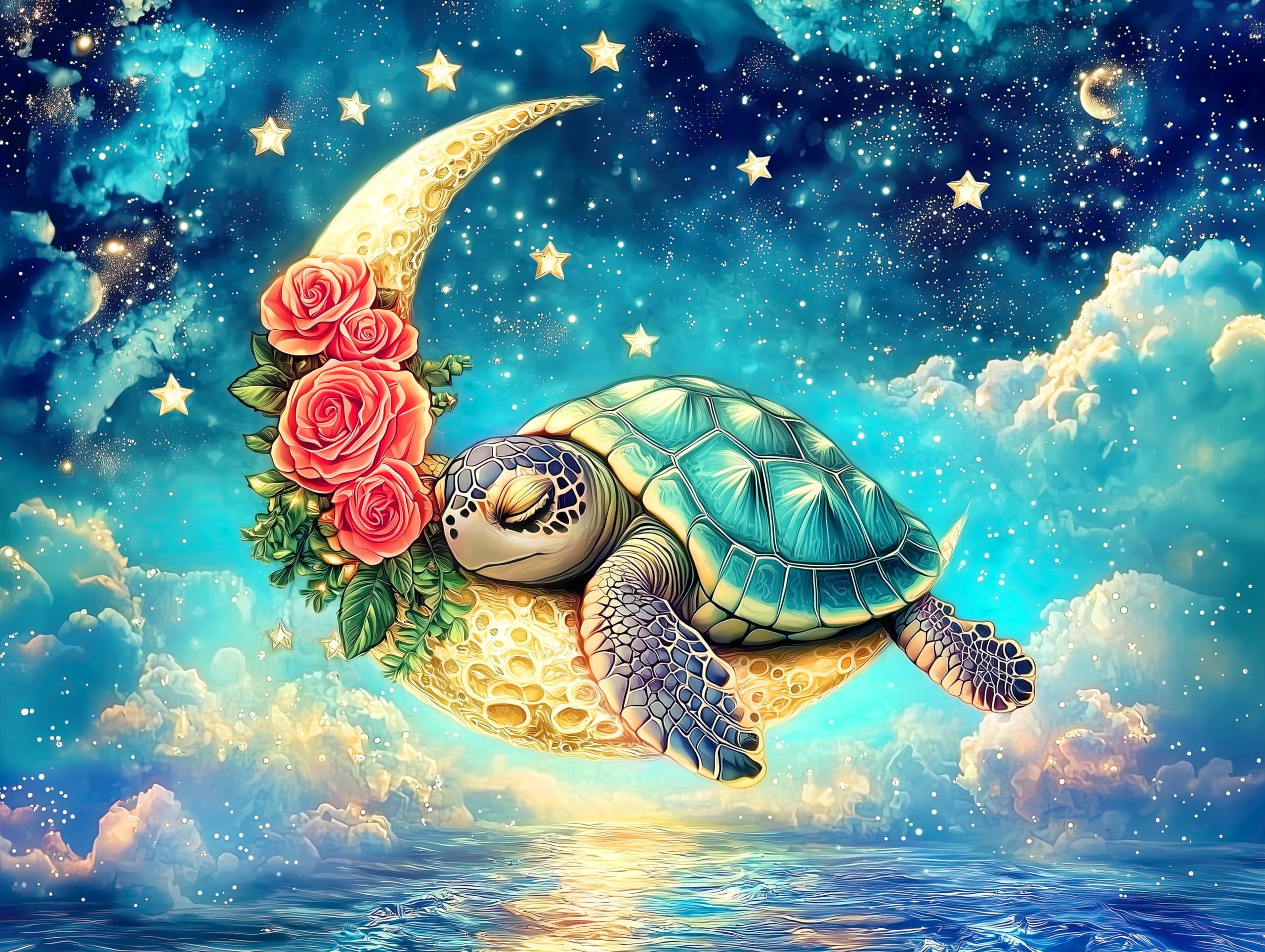 Adult Jigsaw Puzzle 1000 Pieces Sea Turtle