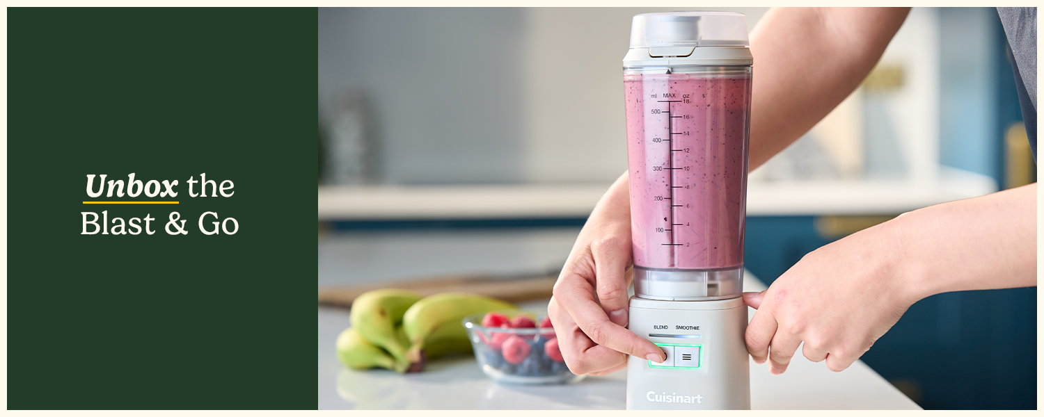 Cuisinart® Blast & Go Portable Blender | Cordless, USB-C