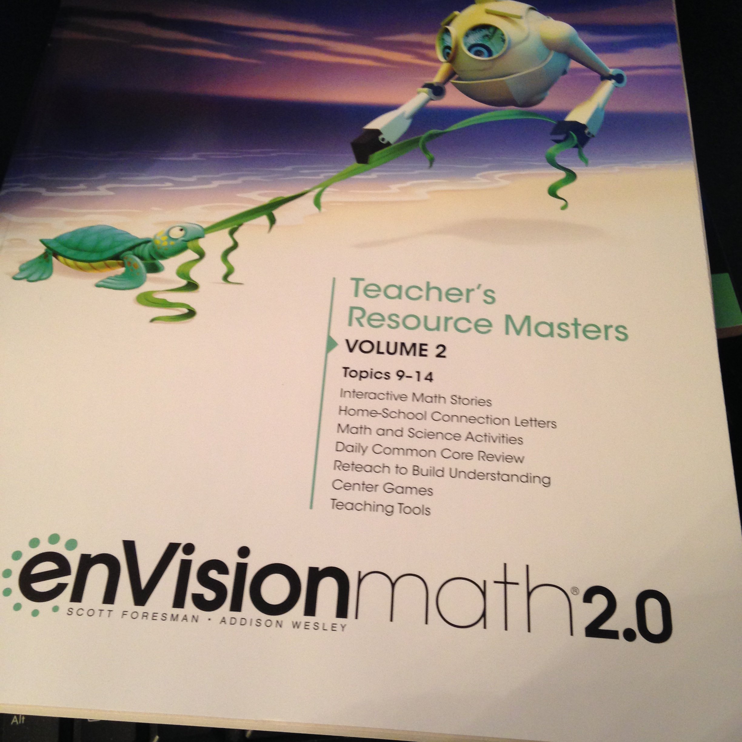 enVision Math 2.0, Teacher's Resource Masters, Grade K, Volume 2: Topics 9-14, 9780328827565, 0328827568, 2016