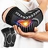 CAMBIVO 2 Pack Tennis Elbow Brace for Tendonitis and Tennis Elbow,Golfers Elbow, Arm Compression Sleeves for Women and Men, Bíceps Support Sleeve for Weightlifting, Basketball and Workout