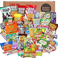 Mighty Sweet Box | Kennenlernbox mit 75 beliebten Süßigkeiten aus USA und Korea | Geschenkidee für besondere Anlässe wie...