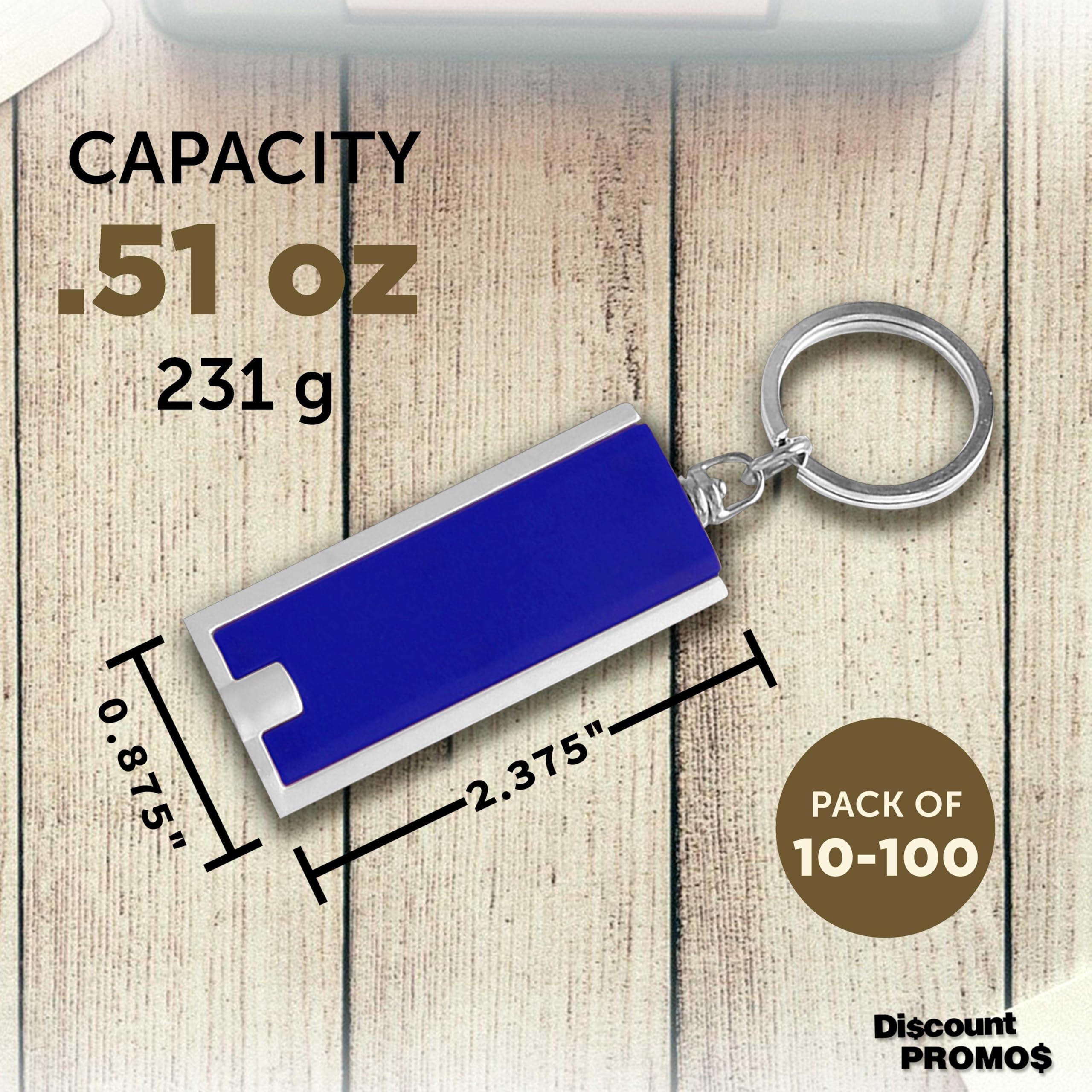 Amazon.com: DISCOUNT PROMOS Personalised Flashlight Keychains set